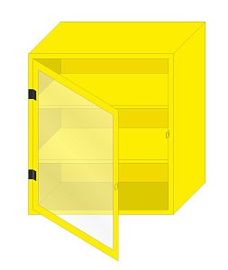 Модуль шкафа с 2 полками