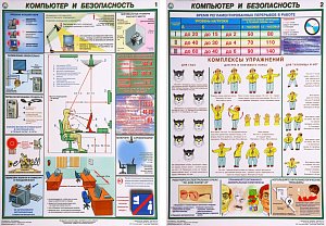 Информационный плакат Компьютер и безопасность 2 л. ГАС-П2-КБ-А3-ЛБМ (420х300; Ламинированная бумага; )