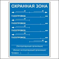 Закрепление трассы газопровода на местности